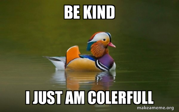 Fashionable Advice Mallard meme