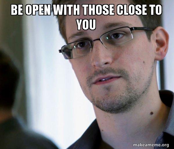 Edward Snowden (NSA Whistle Blower) meme