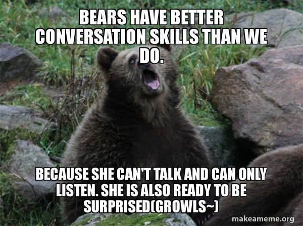 Can/'t Talk Bears