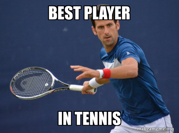Sudden Clarity Djokovic meme