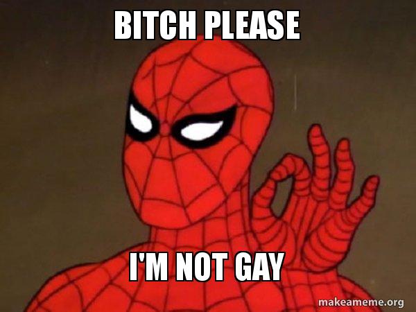 Spider man im not gay Free tranny photo porn
