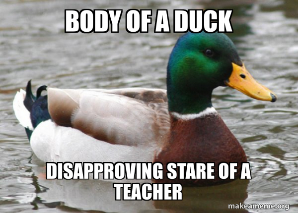 Actual Advice Mallard meme