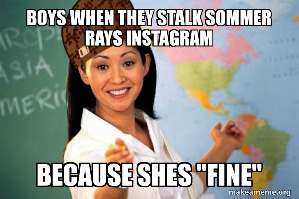 Scumbag Teacher meme