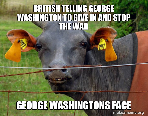 George washington christmas battle meme