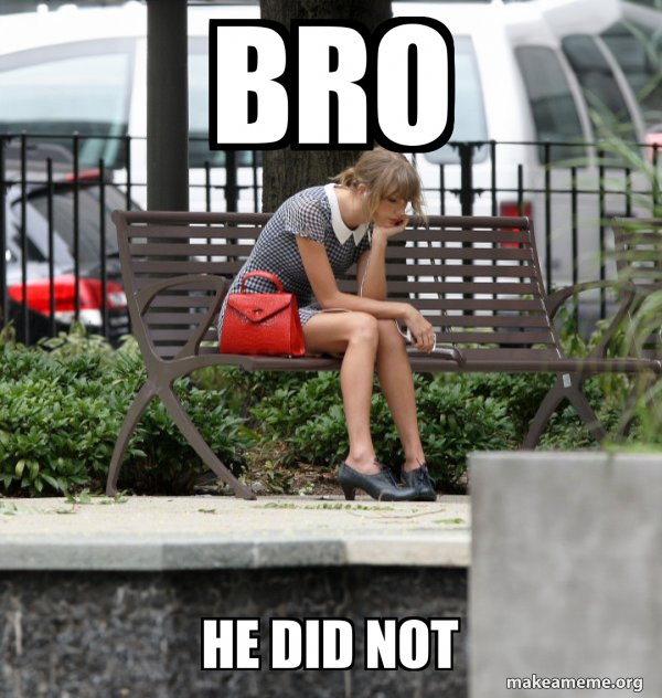 Sad Taylor Swift meme