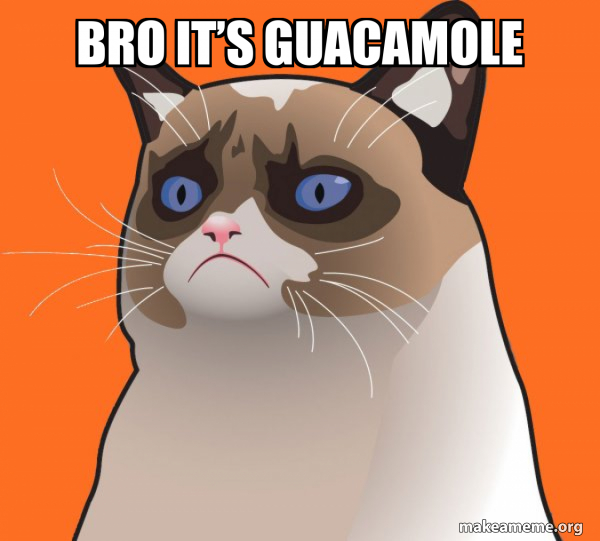 Cartoon Grumpy Cat meme