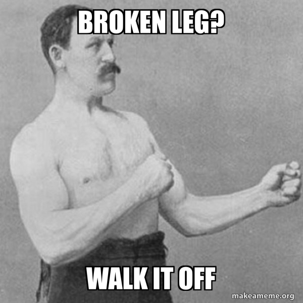 Overly Manly Man meme