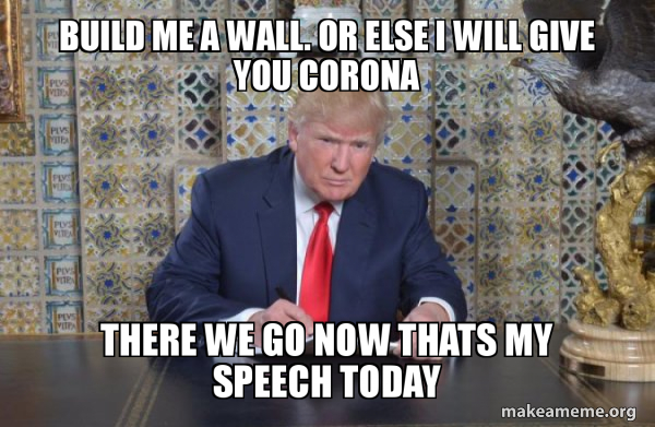 Donald Trump Writing Speech meme