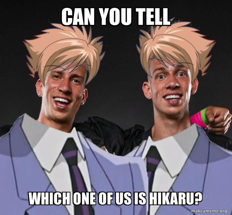 Can you tell which one of us is hikaru? Meme Generator - Can You Tell Which One Of Us Is Hikaru