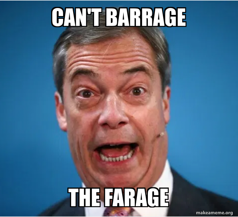 Can T Barrage The Farage
