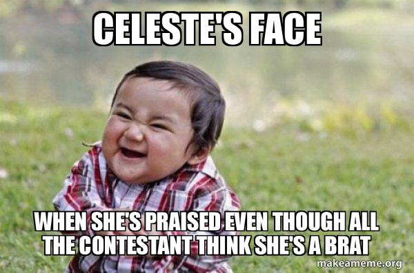 Evil, scheming toddler meme