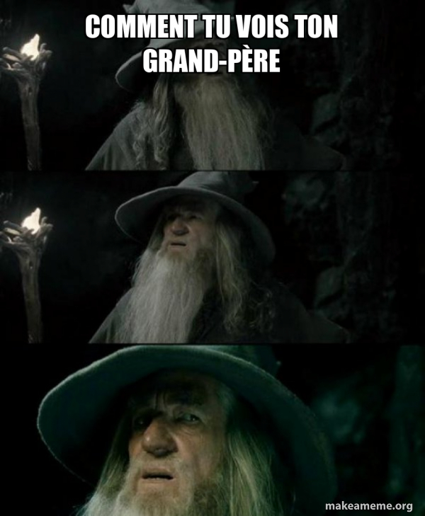 Confused Gandalf meme