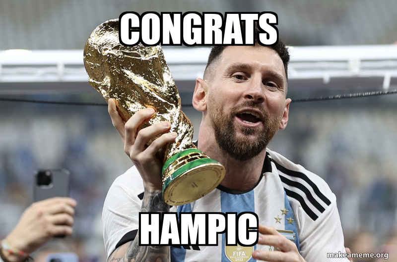 congrats hampic Meme Generator