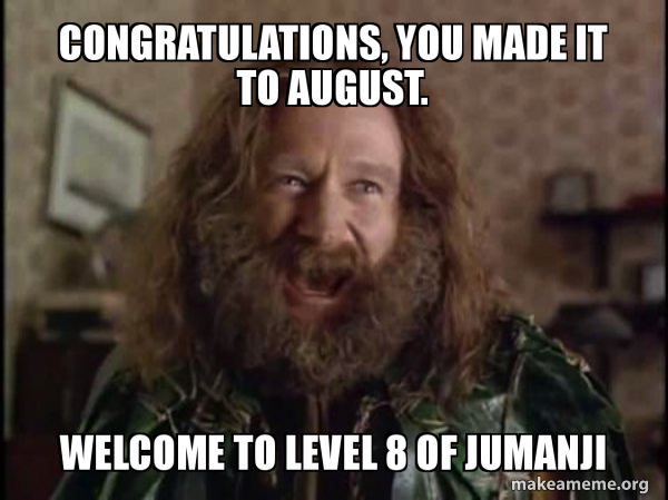 Robin Williams - What year is it? Jumanji meme