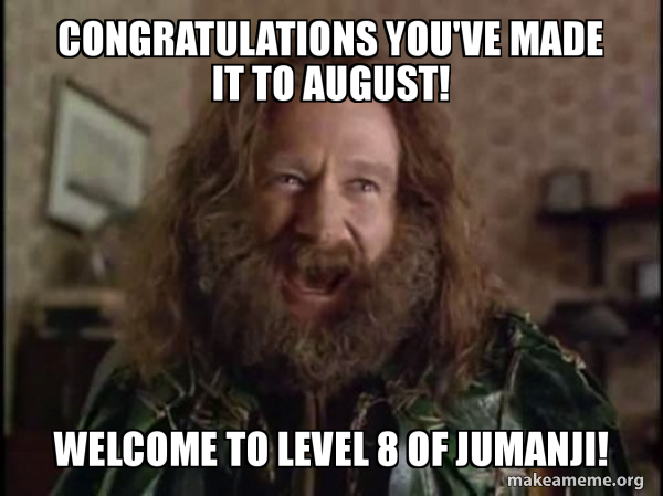 Robin Williams - What year is it? Jumanji meme