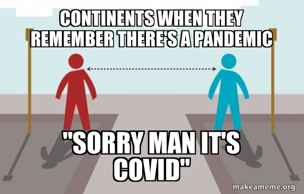 Coronavirus Social Distancing meme