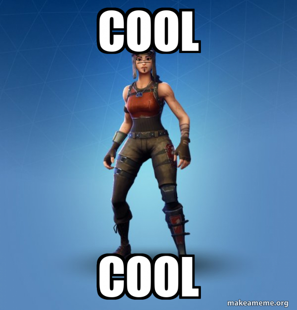 Renegade Raider Fortnite Skin meme