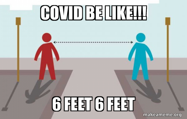 Coronavirus Social Distancing meme