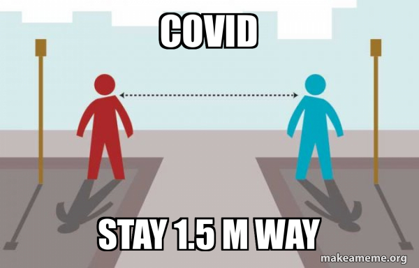 Coronavirus Social Distancing meme