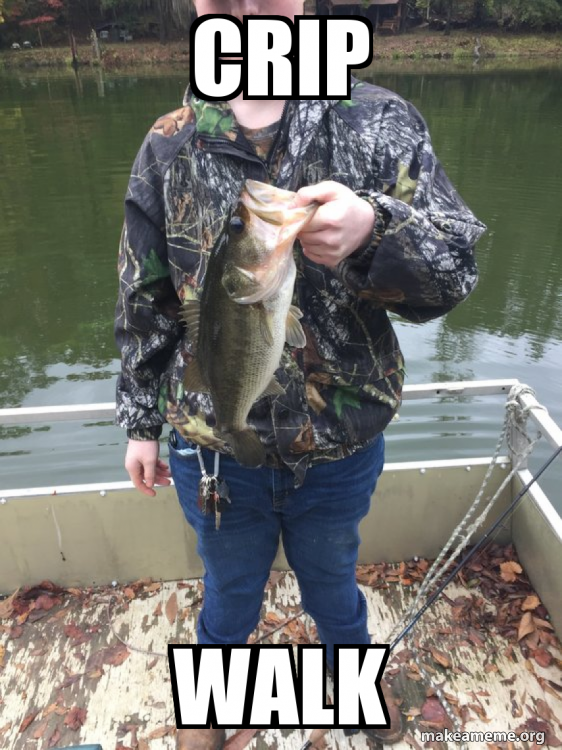 crip walk Meme Generator