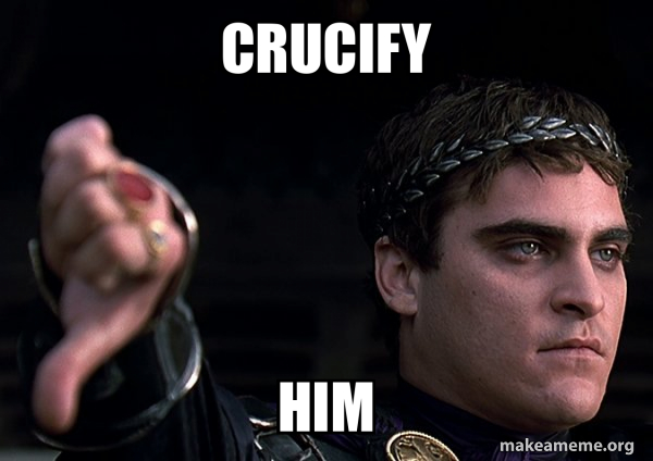 Downvoting Roman meme