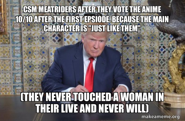 Donald Trump Writing Speech meme