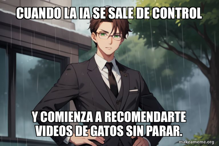 Que Control Meme Cuando la IA se sale de control Y comienza a recomendarte videos de ...