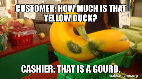 Gourd Advice Mallard meme