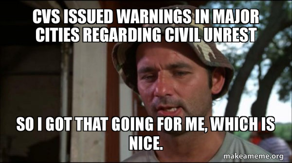 Bill Murry Caddyshack (So I got that going for me) meme