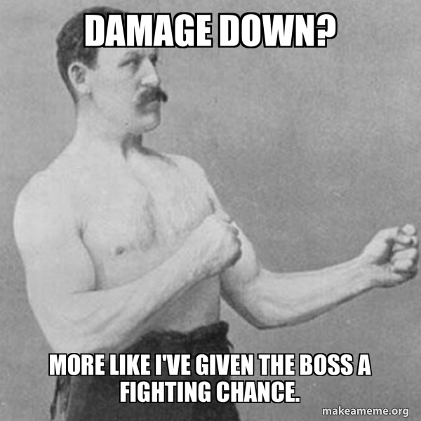 Overly Manly Man meme