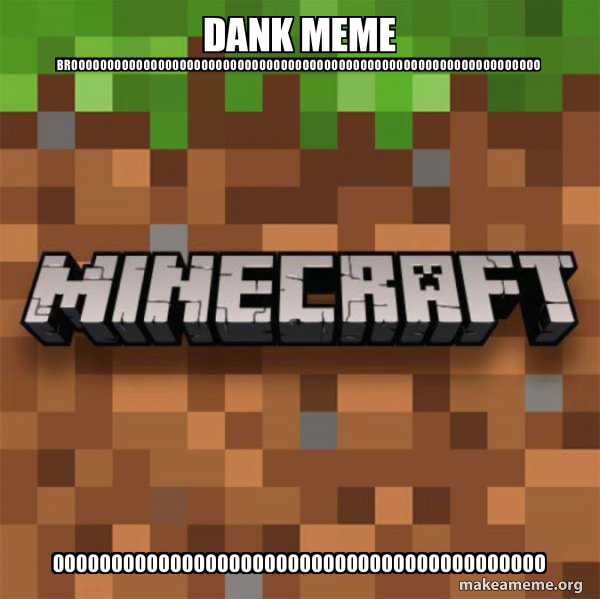 Minecraft meme