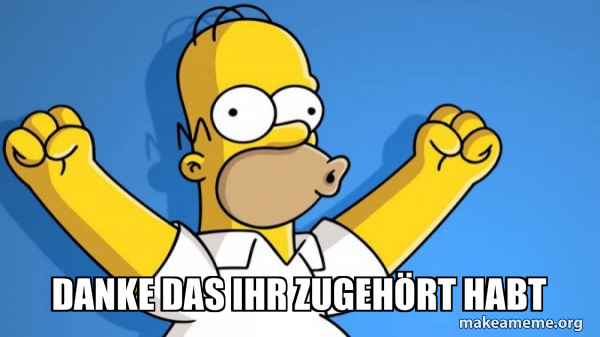 Danke Dass Ihr Zugehört Habt