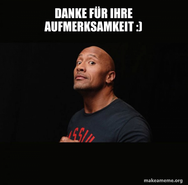 danke für ihre aufmerksamkeit ) Dwayne Johnson (The Rock) Meme Generator