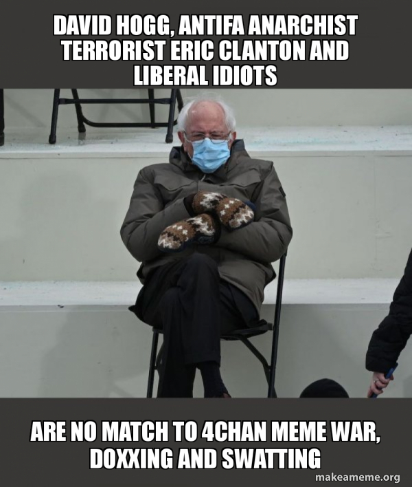 Bernie Sanders at the Inauguration meme