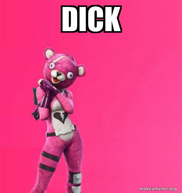 Creepy Bear Fortnite meme