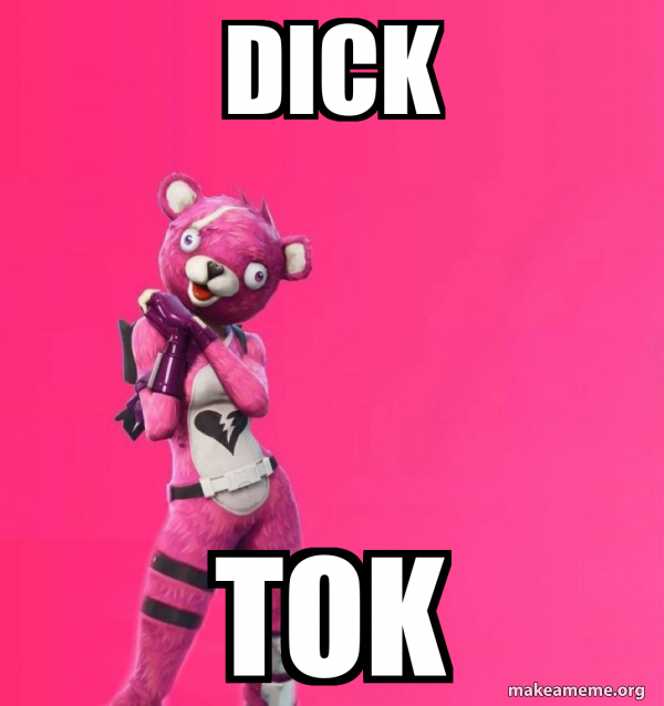 Creepy Bear Fortnite meme