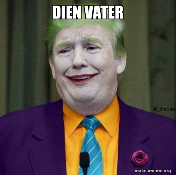 Donald Trump - The Joker meme