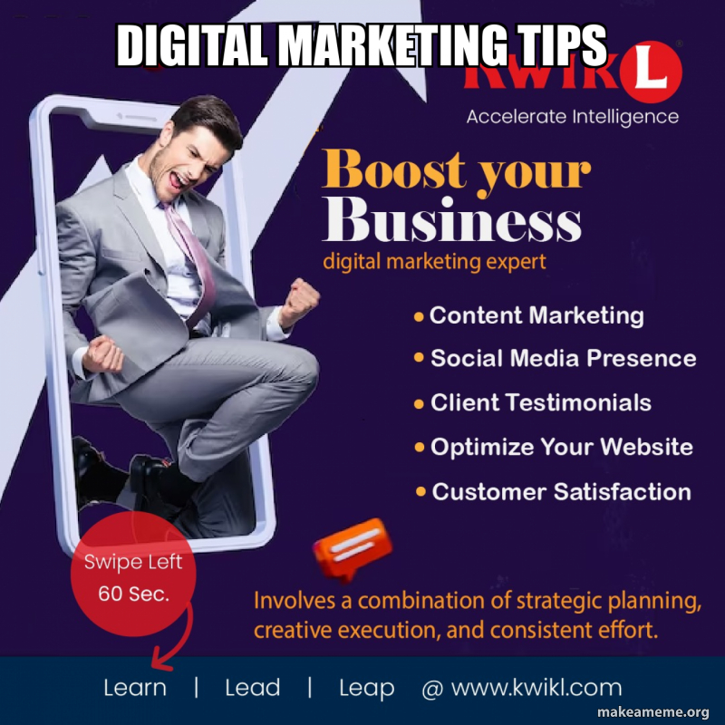 digital marketing tips Meme Generator