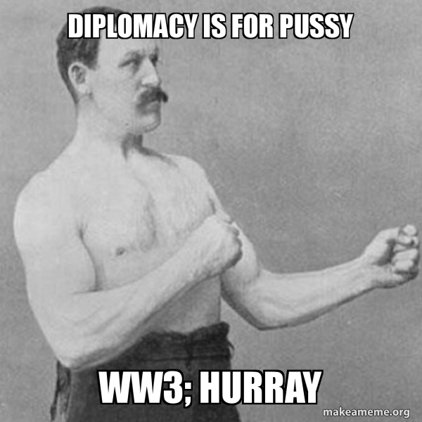 Overly Manly Man meme