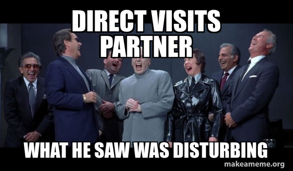 Direct visits partner What he saw was disturbing - Dr Evil and Henchmen ...
