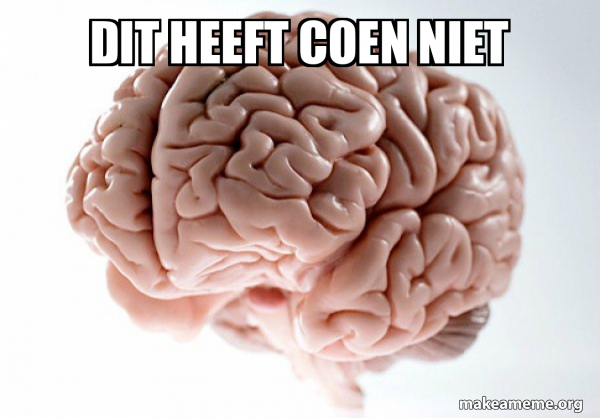 Scumbag Brain meme