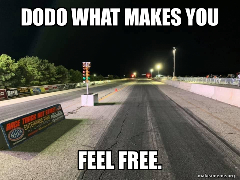 DoDo what makes you Feel free. Meme Generator