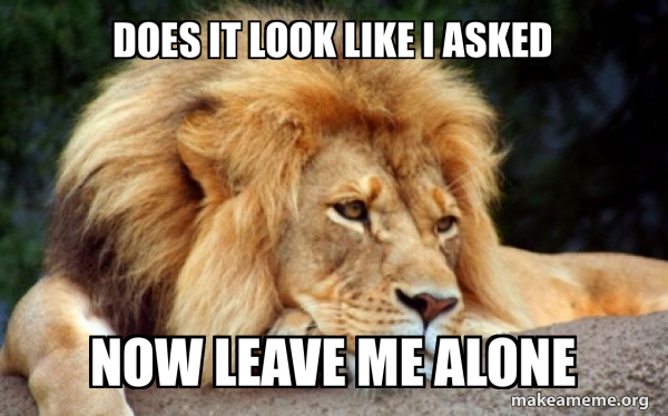 Confession Lion meme