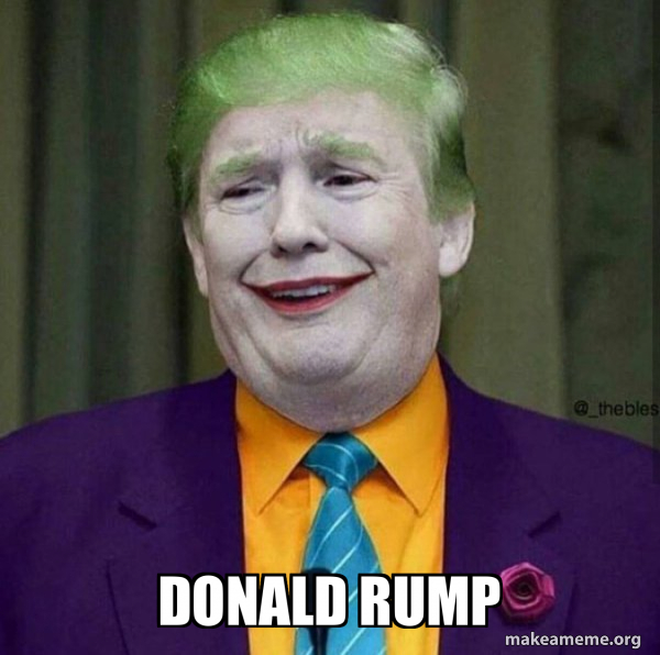 Donald Trump - The Joker meme