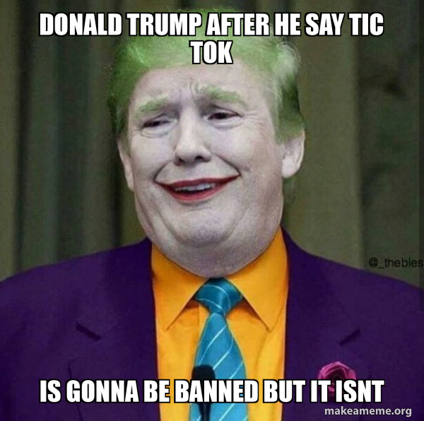 Donald Trump - The Joker meme