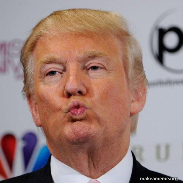 Donald Trump Kissing meme