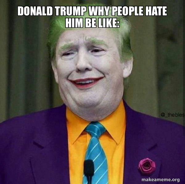 Donald Trump - The Joker meme