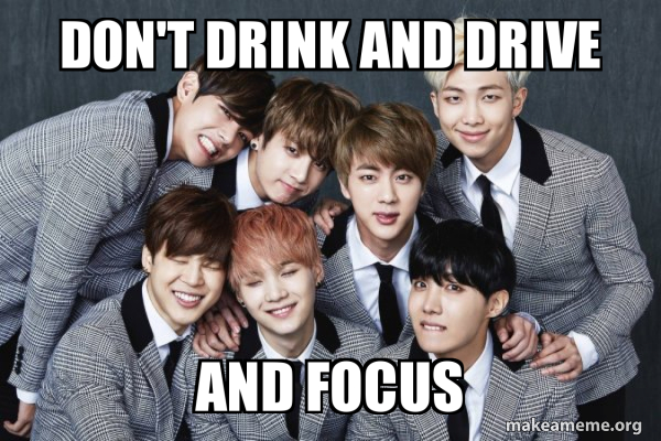 K-Pop Band BTS (Bangtan Boys) meme