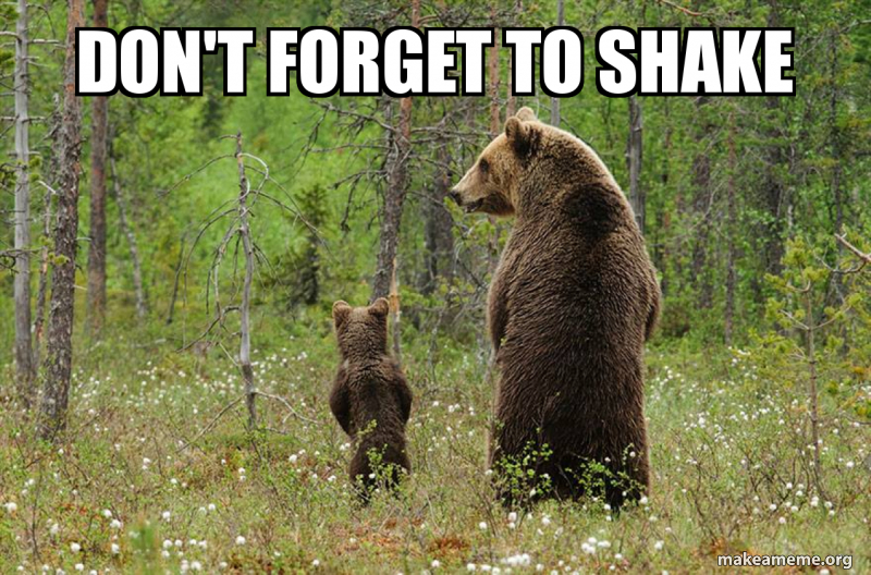 Don't forget to shake Meme Generator