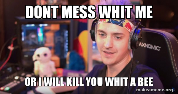 Ninja Tyler Blevins meme